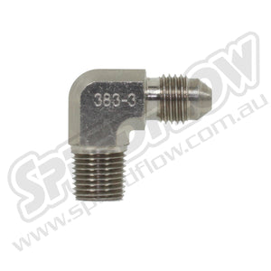 Speedflow 1/8"Npt to -3an 90deg Adaptor